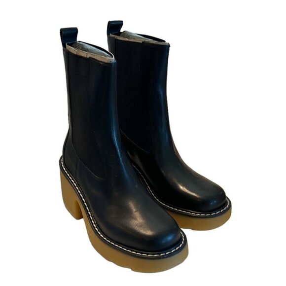 Marc Fisher Black Fredy Black Platform Boot Size 6.5 NWOB - Picture 4 of 8
